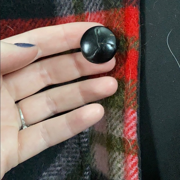 Flannel Cap Jacket Vintage Size L - Picture 2 of 4